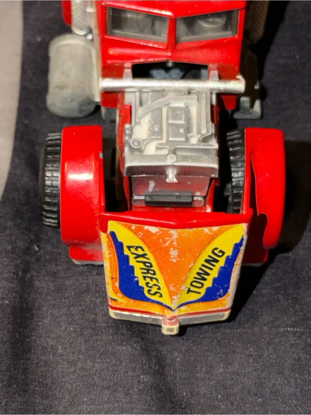 Majorette Kenworth Tow Truck Vehicle Toy Collectible Classic As Is Used Vintage.